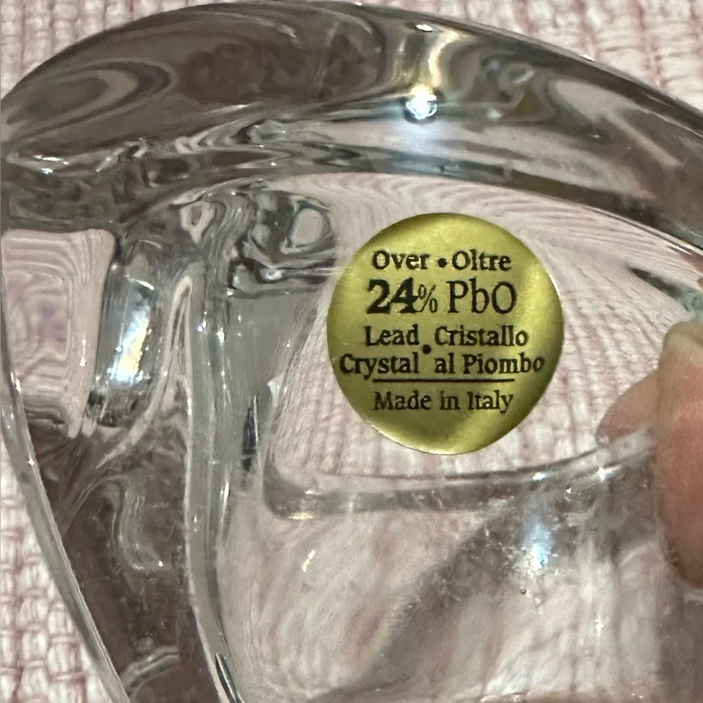 NWT Royal Gallery Collections - Pair of 2 Lead Crystal Votive Candle Holders